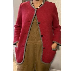 Womens Stapf Austria Pink Button Up Jacket Size 38